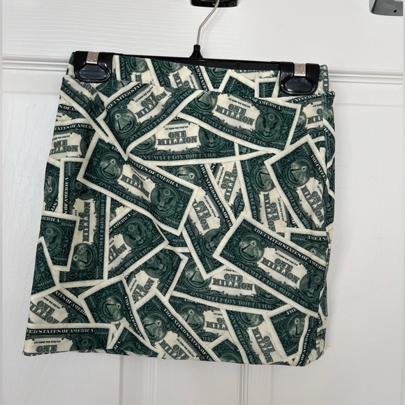 VETEMENTS Green Million Dollar Skirt - Picture 3 of 7
